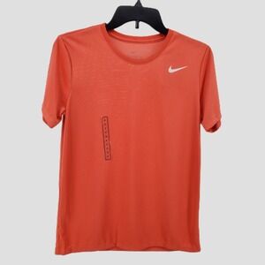 Nike Dri-FIT Training T-Shirt Short Sleeve Athletic Top Coral Orange Women Small